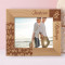 Valentines Day Personalized Wooden Frame-10" x 8" Brown Horizontal