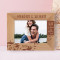Falt In Love With Me Personalized Wooden Frame-7" x 5" Brown Horizontal