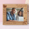 The Only thing We Never get Enough Of Is Love Personalized Wooden Frame-10" x 8" Brown Horizontal
