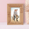 You Know You're In Love Personalized Wooden Frame 4" x 6" Brown (Vertical)