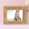 You Know You're In Love Personalized Wooden Frame-7" x 5" Brown Horizontal