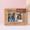 Love You Always Personalized Wooden Frame-6" x 4" Brown Horizontal