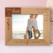 The Love We Give Away Is The Only Love We Keep Personalized Wooden Frame-10" x 8" Brown Horizontal