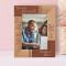 One Word Frees Us Of All That Word Is Love Personalized Wooden Frame 5" x 7" Brown (Vertical)