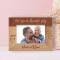 Let's Your Heart Fly Personalized Wooden Frame-6" x 4" Brown Horizontal
