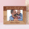 Let's Your Heart Fly Personalized Wooden Frame-7" x 5" Brown Horizontal