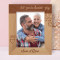 Let's Your Heart Fly Personalized Wooden Frame 8" x 10" Brown (Vertical)