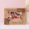 You Are So Lovely Personalized Wooden Frame-6" x 4" Brown Horizontal