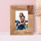 I Want To Always Be Loved By You Personalized Wooden Frame 4" x 6" Brown (Vertical)