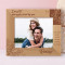 I Want To Always Be Loved By You Personalized Wooden Frame-10" x 8" Brown Horizontal