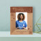 Happy Nurses Day Personalized Wooden Frame 3" x 5" Brown (Vertical)