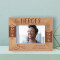 Not Every Heroes Wear Capes Personalized Wooden Frame-6" x 4" Brown Horizontal
