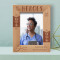 Not Every Heroes Wear Capes Personalized Wooden Frame 5" x 7" Brown (Vertical)