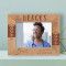 Not Every Heroes Wear Capes Personalized Wooden Frame-7" x 5" Brown Horizontal
