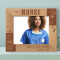 I'm A Nurse Personalized Wooden Frame-10" x 8" Brown Horizontal