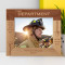 Fire Department Personalized Wooden Frame-10" x 8" Brown Horizontal