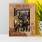 Fire Dept Not All Heroes Wear Capes Personalized Wooden Frame 5" x 7" Brown (Vertical)