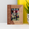 Fire Fighter Personalized Wooden Frame 3" x 5" Brown (Vertical)