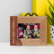 Fire Fighter Personalized Wooden Frame-5" x 3 1/2" Brown Horizontal