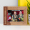 Fire Fighter Personalized Wooden Frame-7" x 5" Brown Horizontal
