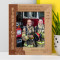 Fire Fighter Personalized Wooden Frame 8" x 10" Brown (Vertical)