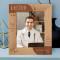 Doctor Medicine Cure Diseases But Only Doctors Can Care Patients Personalized Wooden Frame 8" x 10" Brown (Vertical)