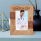 Happy Doctor's Day Personalized Wooden Frame-4" x 6" Brown (Vertical)