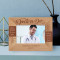Happy Doctor's Day Personalized Wooden Frame-6" x 4" Brown Horizontal