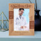 Happy Doctor's Day Personalized Wooden Frame 5" x 7" Brown (Vertical)
