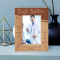 Wherever The Art Of Medicine Is Loved There Is Also A Love Of Humanity Personalized Wooden Frame-4" x 6" Brown (Vertical)
