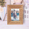 Sometimes The Smallest Things Take Up The Most Room In Your Heart Personalized Wooden Frame 3" x 5" Brown (Vertical)