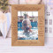 Sometimes The Smallest Things Take Up The Most Room In Your Heart Personalized Wooden Frame 5" x 7" Brown (Vertical)