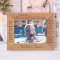 Sometimes The Smallest Things Take Up The Most Room In Your Heart Personalized Wooden Frame-7" x 5" Brown Horizontal