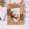 Hello Baby Happiness Is Homemade Personalized Wooden Frame-4" x 6" Brown (Vertical)