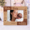 Children Bring Us A Piece Of Heaven On Earth Personalized Wooden Frame-7" x 5" Brown Horizontal