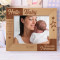 Children Bring Us A Piece Of Heaven On Earth Personalized Wooden Frame 10" x 8" Brown Horizontal