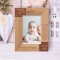 A Baby Is One Of The Best Gifts This World Has To Give Personalized Wooden Frame-4" x 6" Brown (Vertical)