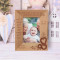 My Baby Girl Is One Of My Greatest Treasures In Life Personalized Wooden Frame 3" x 5" Brown (Vertical)