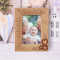 My Baby Girl Is One Of My Greatest Treasures In Life Personalized Wooden Frame-4" x 6" Brown (Vertical)