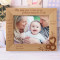 My Baby Girl Is One Of My Greatest Treasures In Life Personalized Wooden Frame 10" x 8" Brown Horizontal
