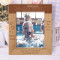 From The Moment You Were Placed In Our Arms Personalized Wooden Frame 8" x 10" Brown (Vertical)