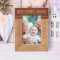 Before You Were Born Personalized Wooden Frame-4" x 6" Brown (Vertical)