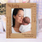 Hi Baby Personalized Wooden Frame 8" x 10" Brown (Vertical)