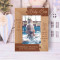 Having A Baby Is A Life Changer Personalized Wooden Frame-4" x 6" Brown (Vertical)