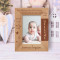 The Best Feeling In The World Personalized Wooden Frame 4" x 6" Brown (Vertical)
