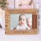 The Best Feeling In The World Personalized Wooden Frame-7" x 5" Brown Horizontal