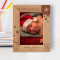 My First Christmas Personalized Wooden Frame 5" x 7" Brown (Vertical)