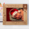 My First Christmas Personalized Wooden Frame-10" x 8" Brown Horizontal