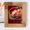 My First Christmas Personalized Wooden Frame 8" x 10" Brown (Vertical)