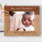 My First Christmas Personalized Wooden Frame-10" x 8" Brown Horizontal